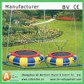 New Children Bungee Jumping Equipment Trampoline On Trailer For Sale